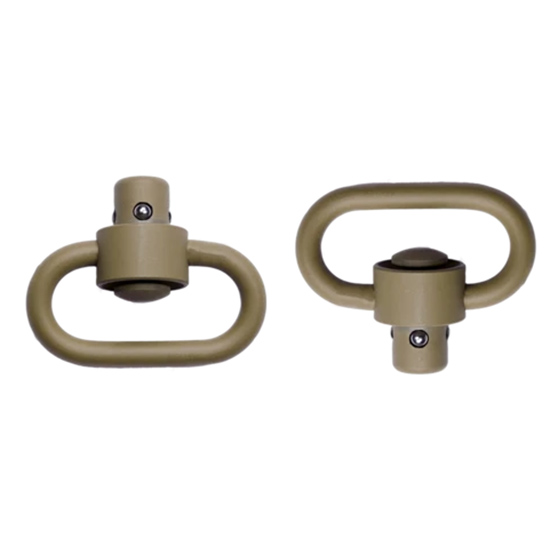 GROVTEC SWIVEL HVY DTY PUSH BUTTON DESERT SAND - Hunting Accessories